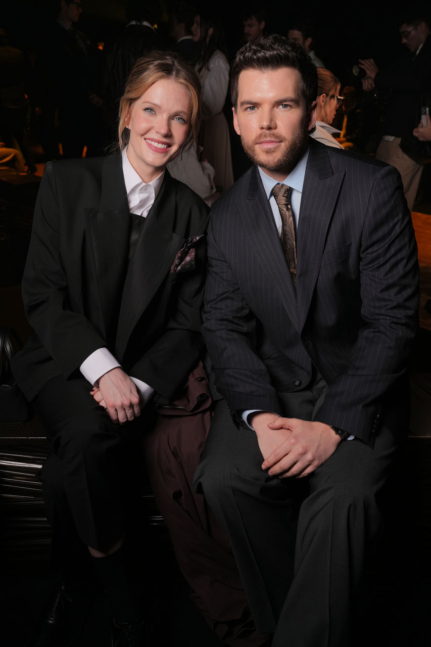 BOSS_Fashion_Show_FW26_Meghann_Fahy_and_Luke_Newton.JPG