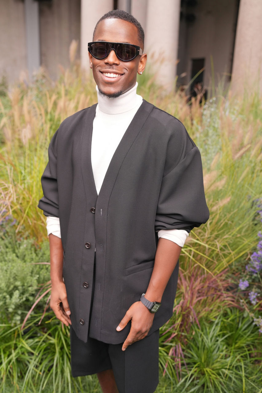 SPRING_SUMMER_2025_BOSS_FASHION_SHOW_MILAN_FRONT_ROW_Micheal_Ward_001.JPG