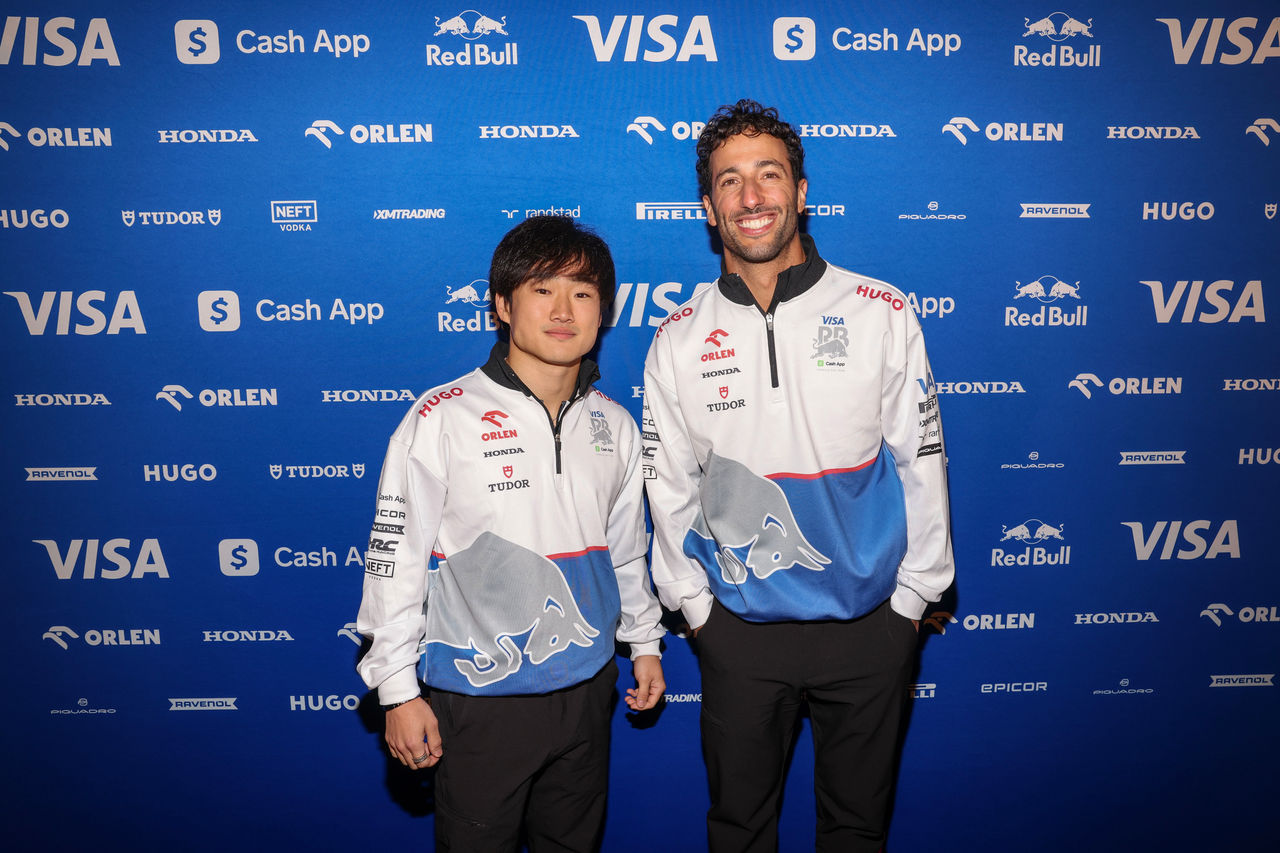 Visa Cash App RB Livery Launch Event Las Vegas